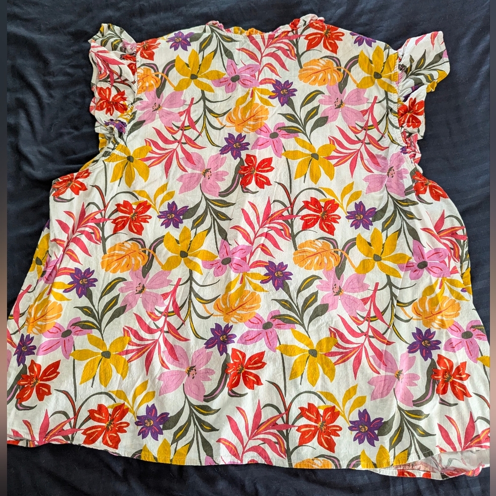 St. John's Bay Boho Peasant Blouse - Picture 8 of 8